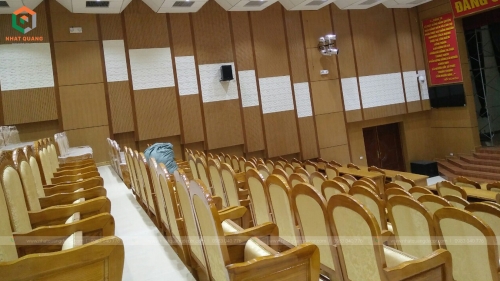 Dự án thi công nội thất hội trường Cục cảnh sát biển Việt Nam - được nhà thầu Nhật Quang Decor thi công trọn gói